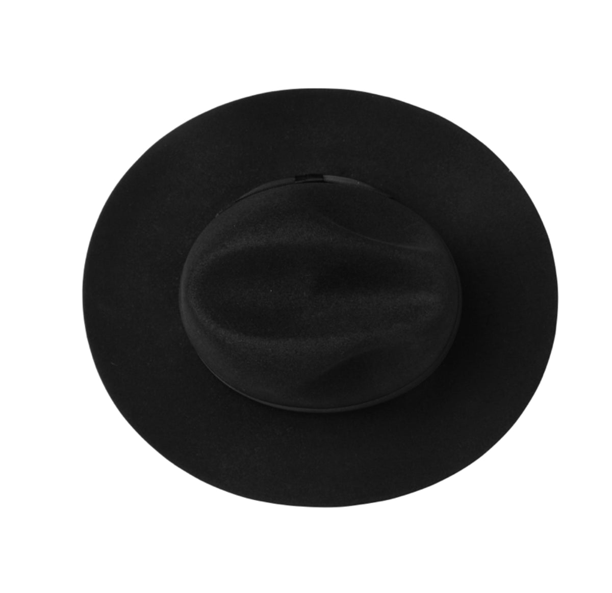 Italian Black Velour Sculptural Hat main image 0