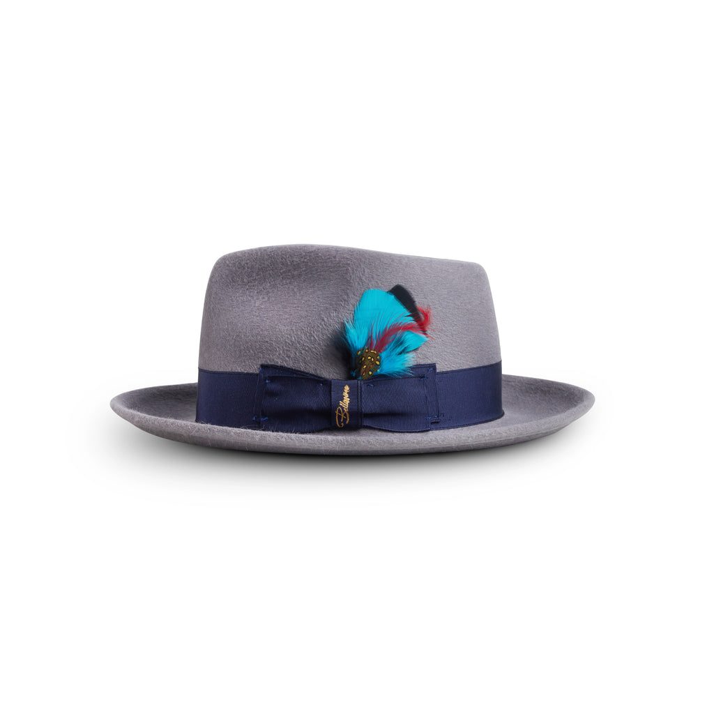 Casablanca (Earlier edition) - Long Hair Fur Felt Fedora - Gray