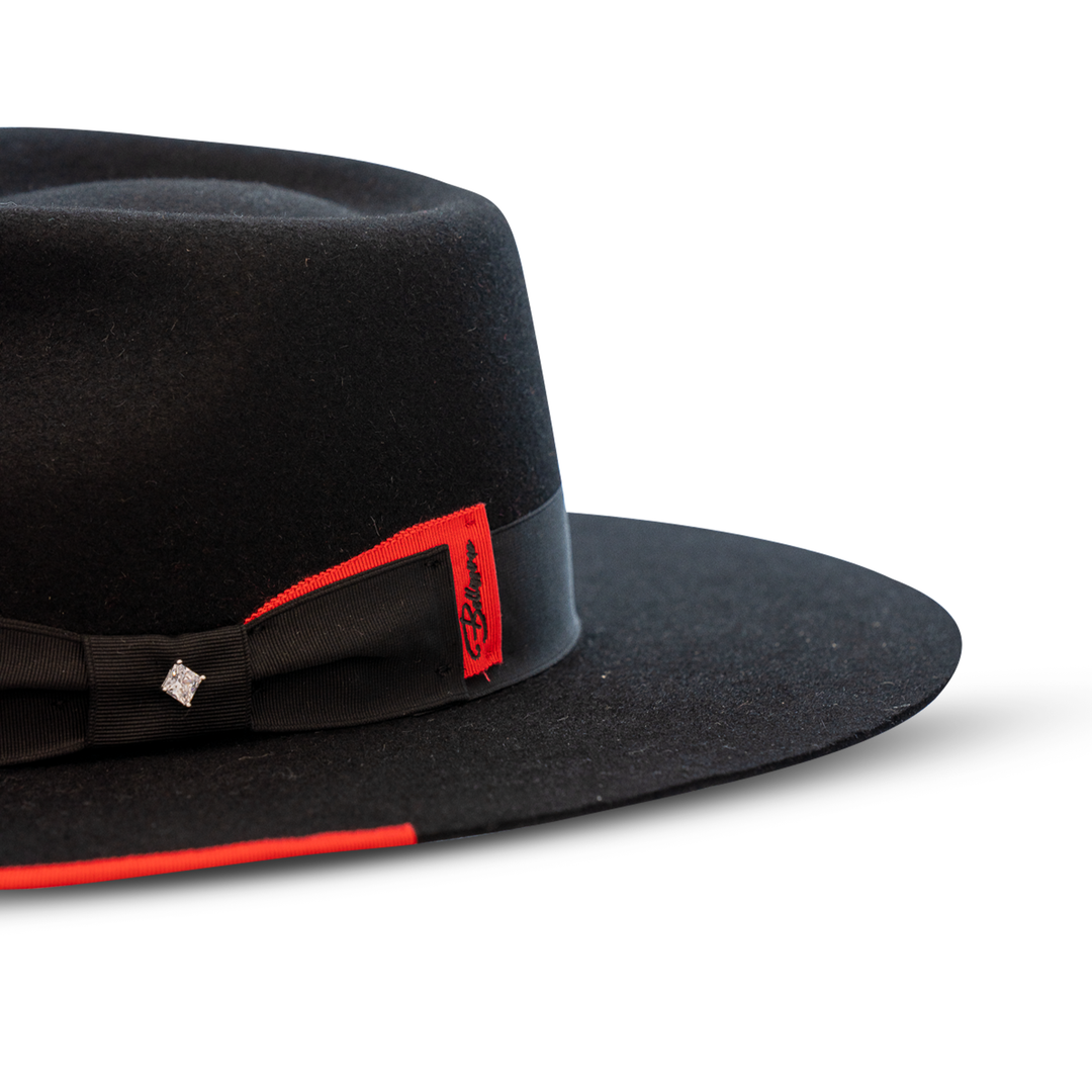 Stud - Black and Red – Bellissimo Hats display picture 1