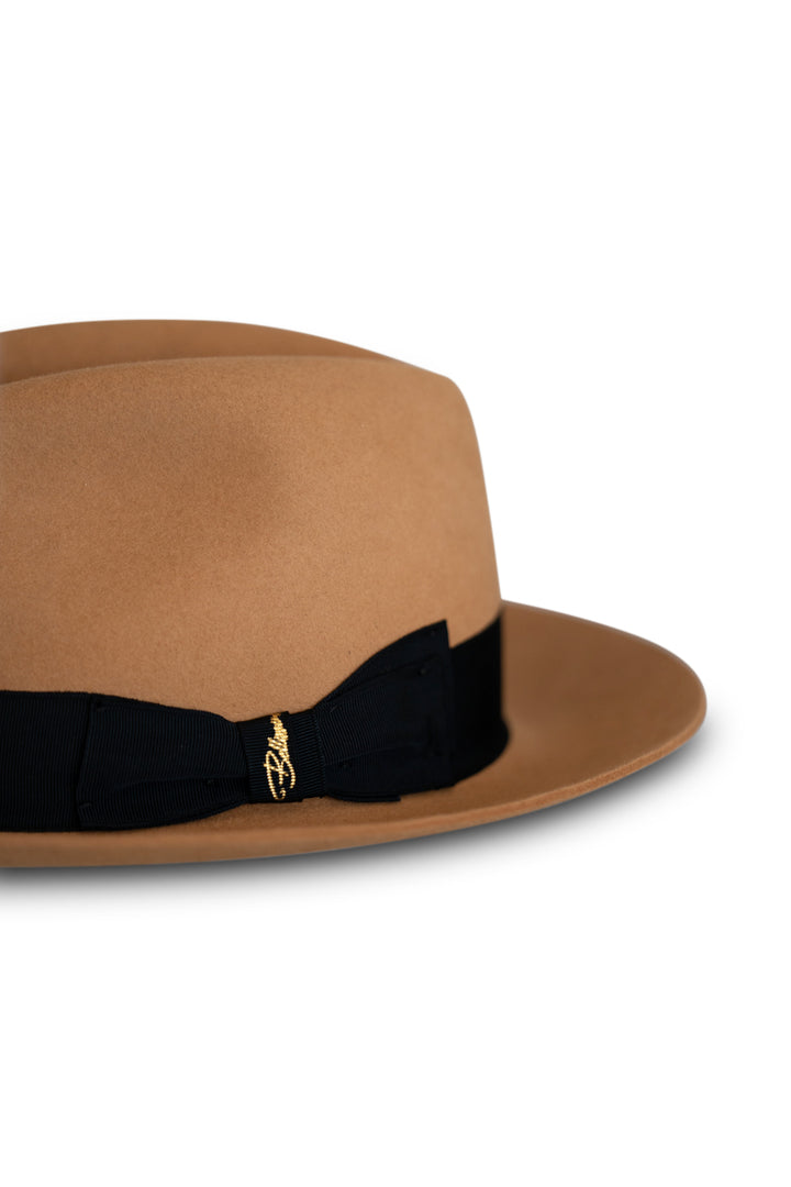 El Chayo Small Brim Fedora - Camel – Bellissimo Hats display picture 3
