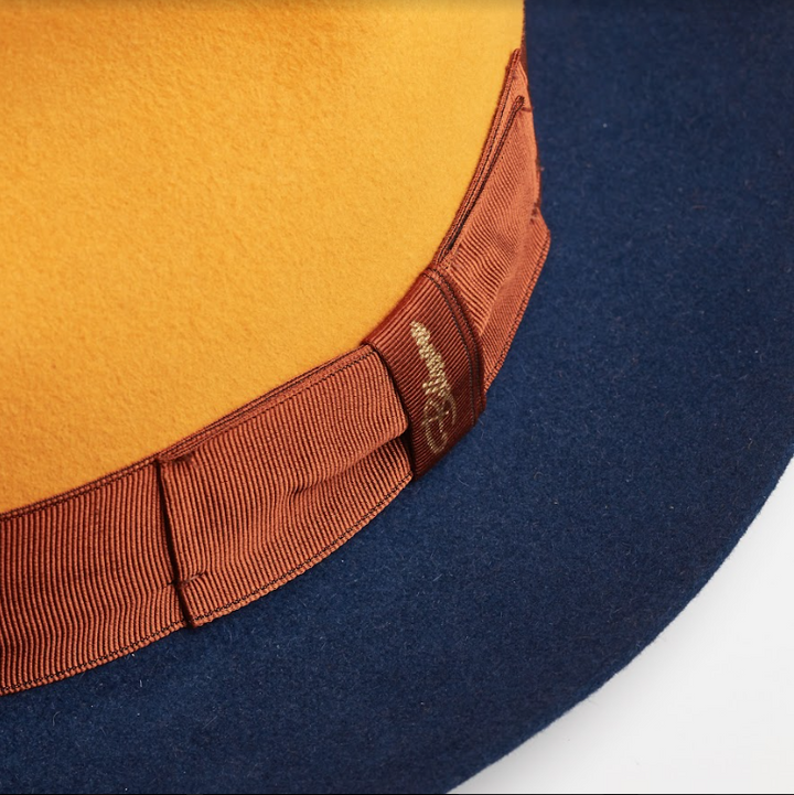 El Chayo - Two Tone (Sunset Orange / Sapphire Blue) – Bellissimo Hats