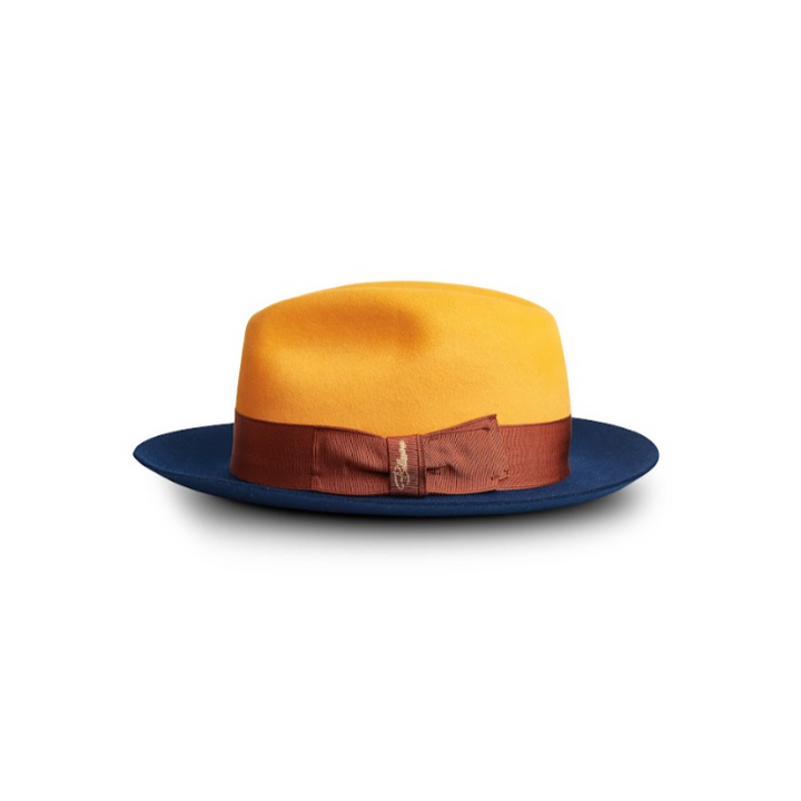 El Chayo - Two Tone (Sunset Orange / Sapphire Blue) – Bellissimo Hats