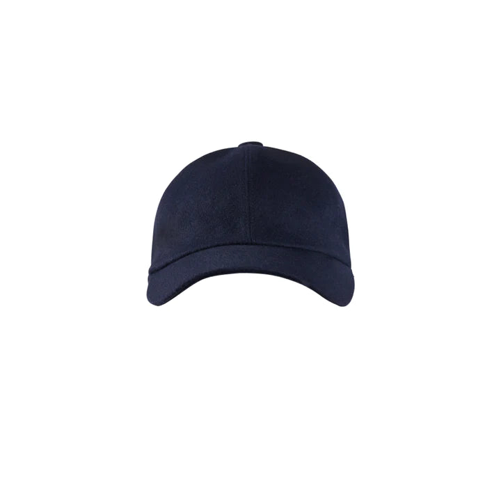 Cashmere Cap - Fine Italian Wool - Midnight Blue